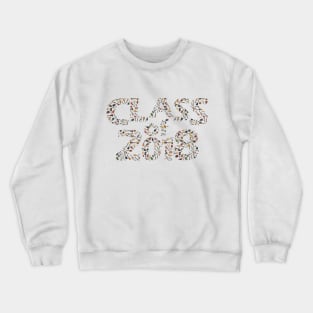 Class of 2018 Silhouette Filled with Guitars Crewneck Sweatshirt